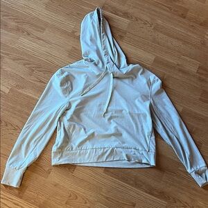 Light Tan Women's Hooded Pullover Sweatshirt